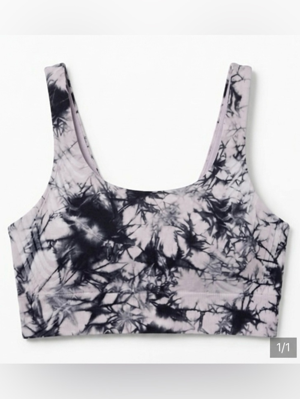 Athleta Tie-Dye Seamless Sports Bra Cropped Tank Women’s Small